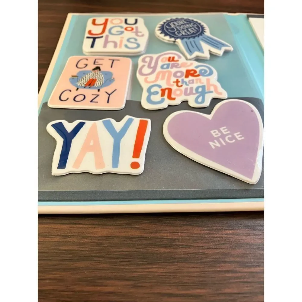 Self Care 100 Piece Hardcover Sticker Book Set